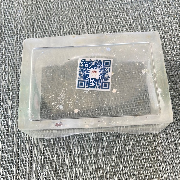 XMAS Handmade Festive Funny Holiday Square Coaster Set and Holder - Picture 10 of 17